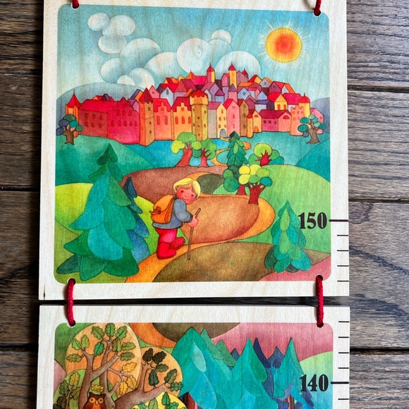 Vintage Selecta Wooden Height Chart - Picture 4 of 7